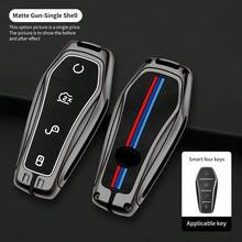 Ốp chìa khóa xe hơi hợp kim kẽm, phù hợp với các dòng xe BYD Song Plus, Atto, EV, Tang DM, Qin, Seal và Dolphin. - BYD - Xem 13