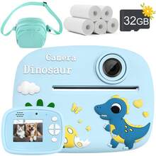 Cámara de impresión instantánea para niños, pantalla de 2.3 pulgadas, con divertidas pegatinas de marcos y filtros, 48MP FHD 1080P de alta definición, zoom digital 16x, reproductor MP3 incorporado, regalo de Navidad, cumpleaños y Año Nuevo para niños y niñas de 3 a 12 años - Multicolor - Ver 14