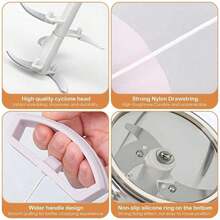 Multi-Function Vegetable Chopper, Fruit Slicer, Garlic Mincer, Vegetable Shredder, Garlic Crusher, Food Processor, Vegetable Chopper, Fruit Grinder, Onion Mincer - Multicolor - View 7