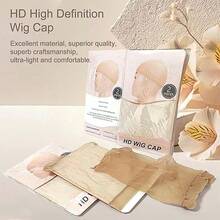 4 Packs HD Wig Caps - Invisible, Sheer, Ultra-Thin Stretchy Stocking Caps For Lace Front Wigs - View 3