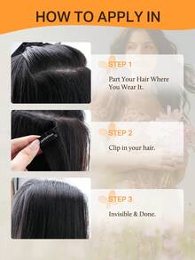 Bộ 4 kẹp tóc nối DOORES thẳng, 100% tóc thật tự nhiên, tóc nối nguyên chất, kiểu dệt đôi, kẹp tóc vô hình và mềm mại, dành cho tóc mỏng, phù hợp cho cả nam và nữ, sử dụng hàng ngày, dễ dàng gắn nhanh chóng chỉ trong 3 phút, kẹp tóc nối liền mạch. - S18A/613A - Xem 11