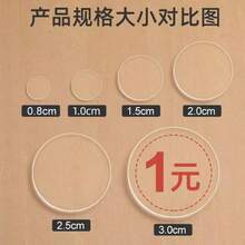 100pcs Double-Sided Nano Glue Dots - Transparent, Removable, Residue-Free, Suitable For Glass Decoration And More - Round - View 6