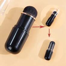 1 cọ trang điểm mini dạng viên nang có thể thu gọn, nhỏ gọn, tiện lợi khi đi du lịch, dùng để đánh phấn phủ/má hồng. - Nhiều màu - Xem 3