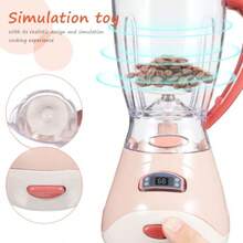 Licuadora de juguete para niños, juego de simulación de electrodomésticos de cocina, batidora eléctrica para hacer jugo - como en la foto - Ver 2