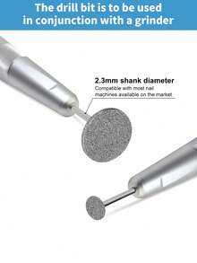 1/2/3 piezas de brocas de metal, lima eléctrica para pies, removedor de callosidades, herramientas de manicura y pedicura para salón de uñas, nuevas brocas para lima de uñas, accesorios para lima de uñas - Multicolor - Ver 6