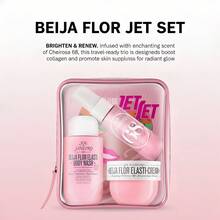 Sol De Janeiro Jet Set Travel Shower Kit - Cheirosa 68 Scent, Travel Size Beauty Products With Bum Bum Cream & Shower Gel, TSA-Approved Toiletries For Women, Vacation Essentials Gift Set - Kem Bum Bum Cheirosa 62 Brazil - Xem 3