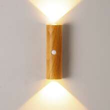 Lampe murale LED à détecteur de mouvement, lampe murale décorative sans fil, éclairage LED de protection des yeux, veilleuse à pile, convient pour le couloir, la salle de bain, la chambre, la cuisine, la décoration de la maison, la décoration du salon - Multicolore - Voir 18
