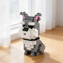 8pcs Cute Puppy Micro Particle Building Blocks, ABS Resin Material, Soft & Stress-Relieving, DIY Creative Construction Toy, Adorable Desktop Decor, Suitable For Collection, Gift For Kids, Classroom Rewards, Back To School, Birthday, And Small Gift For Friends - Multicolor - View 11