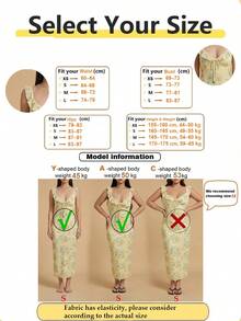 Vuslat 法式时尚碎花中长连衣裙，优雅浪漫度假风碎花美人鱼连衣裙，黄色连衣裙，高端吊带露肩公主蓬蓬裙短款连衣裙，适合优雅派对、下午茶会、毕业典礼、生日装扮、舞会、郊游、假日、复活节派对、花园等场合。 - 黃色 - 查看 3
