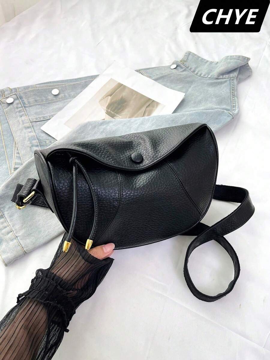 Fashionable Commuter Bag, Luxury Women's Handbag, Exquisite Shoulder & Top Handle Multi-Function Work Bag - Black - View 1