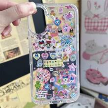 SANRIO Full Screen  Friends Shining Phone Case For 11 12 13 14 15 16 17 Pro Max Plus Y2K Girl Cover - A - View 4
