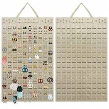 300-Pair Felt Earring Organizer - Fashionable Hanging Display, Suitable For Earrings, Pendants, And Brooches - Multicolor - View 9