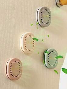 1/5/10片装空气清新除臭固体香片，含1个备用外壳 - 芳香固体除臭剂，适用于家居、汽车、浴室、卧室、衣橱和卫生间，提升浴室、卧室、汽车和家居环境的清新度，是去除衣橱和卫生间异味的理想选择（颜色随机），也适用于厨房、浴室、家居用品等。 - 橢圓款 - 查看 2