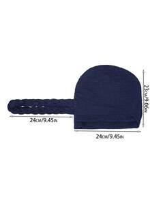 Mũ turban xếp ly lấp lánh kiểu châu Phi, mũ cầu nguyện tết bím, khăn trùm đầu Hijab, mũ Hồi giáo dành cho phụ nữ, mũ hijab turban. - màu sắc - Xem 2