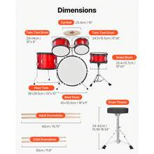 Kids Musical Instruments - Red 5-teilig - View 3