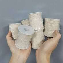 50m Roll High Quality Candle Wick, Low Smoke Pull Wick, Candle Making Tool Suitable For Various Candle Sizes - 1 Pc - View 4