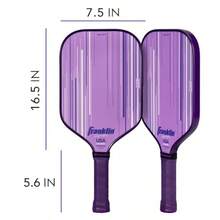 Franklin SportsSignature Series Pro Pickleball Paddle - Rosa - 16 mm - como en la foto - Ver 2