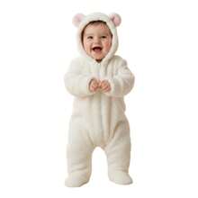 Sheep Winter  For Babies, Long Sleeves, Sheepskin, Hooded With Ears, Children's Clothing - 淺粉色 - 查看 6