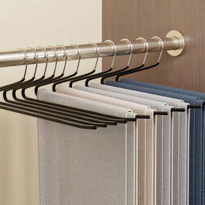 35cm Black Goose-Shaped Pant Hanger For Closet Organization, A Versatile Organizer Suitable For Pants, Scarves, Hats, And Clothes, Designed To Maximize Space And Keep Garments Neatly Aligned, Ideal For Home, Boutique, Dorm, And Small Apartment Wardrobes, Supports Easy Access And Tidy Display, Premium Finish, Durable Construction, Hassle-Free Use, Perfect For Spring Closet Refresh And Seasonal Wardrobe Updates Without Bulky Accessories, Enhancing Flow And Conversion On Fashion Platforms.