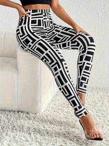 Women' Size High-Waisted Full-Length Workout Leggings - Wide-Stance Yoga Pants Suitable For Daily We - Nhiều màu - Xem 1