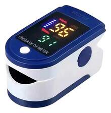 3 Digital Finger Pulse Oximeters - Blue - View 3