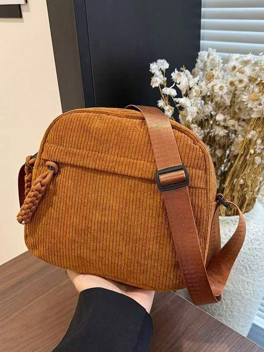 新款女士小号单肩包，休闲斜挎包，轻便耐用手机袋，多功能背包 - 彩色 - 查看 1