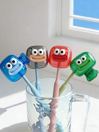 5/4/1 cái, Giá đỡ bàn chải đánh răng Dopamine - Thiết kế miệng xúc xích dễ thương, Hộp đựng bàn chải đánh răng di động, Hộp đựng bàn chải đánh răng du lịch, Kẹp bảo vệ đầu bàn chải đánh răng, Giá đỡ bàn chải đánh răng, Bảo vệ đầu bàn chải đánh răng, Thiết kế di động dễ mang theo, Vỏ bọc đầu bàn chải đánh răng chống bụi khi đi du lịch, Món quà tuyệt vời nhất cho người yêu, bạn bè, gia đình, giáo viên, người đam mê du lịch, Vật dụng cần thiết cho gia đình và ký túc xá.