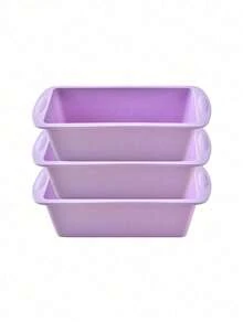 [6 piezas/4 piezas/3 piezas/1 pieza] Molde de silicona mini para tostadas, molde de pan antiadherente apto para hornear pan, pastel, hamburguesa, resistente a 4-230°C, se puede usar en horno, microondas, freidora de aire, también para refrigeración y congelación, molde de silicona para pasteles, molde de silicona para pan, molde para hornear, herramienta para hornear pan, bandeja para hornear antiadherente - Multicolor - Ver 18