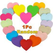1/6/12/18pcs/540sheets Cute Heart-Shaped Sticky Notes - Strong Adhesive Stickers, Residue-Free Removal, Color-Coded Heart-Shaped Memo Pads (Leak-Proof), Student Supplies, Suitable For Journals, Planners, Notes, Scrapbooks - School And Office Supplies - Love - View 9