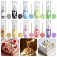 Edible Glitter Spray - Edible Pearl Powder, Metallic Glitter, Suitable For Beverages, Cake Decorations, Baking - Edible Glitter Powder, Suitable For Frosting, Candies - Multicolor - View 7