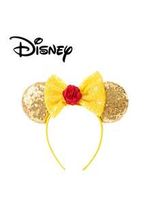 Disney 1个黄色花朵发箍，派对服装配饰，适合情人节、节日派对等场合 - 黃色 - 查看 1