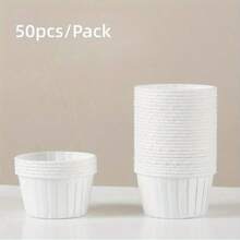 50 chiếc giấy lót bánh cupcake chịu nhiệt, khuôn nướng bánh muffin, giấy lót bánh nhỏ cho bánh muffin và bánh ngọt, thích hợp làm quà tặng Ngày của Cha, Ngày của Mẹ, tựu trường, tiệc sinh nhật. - Nhiều màu - Xem 8
