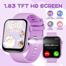 Reloj inteligente para niños con llamada Bluetooth y reproducción de música, chip de bajo consumo para larga duración de la batería, función de linterna, reloj deportivo minimalista de alta definición adecuado para niños y niñas - Ver 14