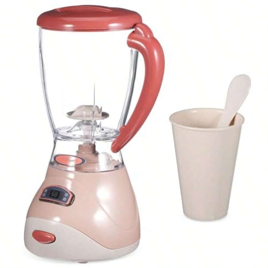Licuadora de juguete para niños, juego de simulación de electrodomésticos de cocina, batidora eléctrica para hacer jugo - como en la foto - Ver 1