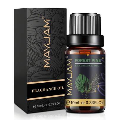 MAYJAM 1pc 10ml Forest Pine Fragrance Oils For Diffuser,Humidifier,DIY Soap,Candles Making,Home Aromatherapy,Air Cleaning,Office Relaxation,Long-Lasting Scents