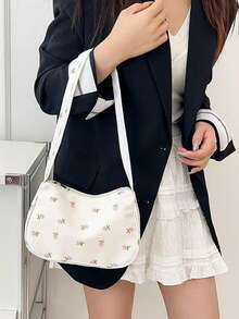 New Fashion Women's Shoulder Bag, Simple Korean Style Versatile Underarm Casual Handbag - Multicolor - View 6