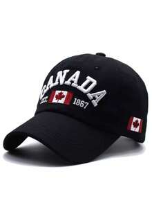 楓葉 CANADA 棒球帽，美式休閒風，中性情侶款，戶外運動，卡車司機帽 - 棒球帽 - 查看 14