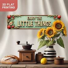 2D Flat - A Humorous Retro Sign Containing Ladybug, Leaf And Daisy Motifs, Made Of Metal Material, Suitable For Use In Bars, Living Rooms, Dining Rooms, Hotels, And Events Like Halloween And Christmas In 2025 - A - View 6