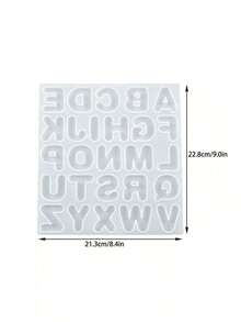 1/3 Set 26 Alphabet Molds Resin Keychain Silicone Molds Suitable For DIY Keychain Jewelry Pendant Gift Making Jewelry Making Tools Home Decor - Multicolor - View 4
