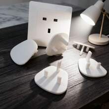 2/4/8/12/16/20/24pcs Pear-Shaped British Style Baby Power Socket Covers, UK Standard Outlet Protectors, Children Party Home Decor, Gifts - Multicolor - View 8