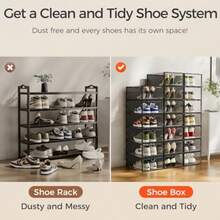 Shoe Storage Box - comme sur la photo - Voir 4