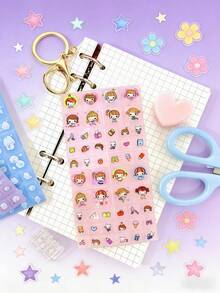 3D立体立方体装饰贴纸。外观精美，手工制作，适用于手机壳、行李箱等，可作为装饰贴纸、趣味贴纸、手机壳装饰、家居装饰、派对装饰、各种节日礼物。奢华之选。缝纫工艺。DIY。毕业典礼/开幕典礼。开幕典礼礼物。装饰。棕色小猫，儿童，贴纸，返校准备。恐龙贴纸。 - 彩色 - 查看 17