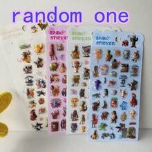 Nhãn dán 3D rỗng khắc laser nổi, nhãn dán pha lê 3D hoạt hình dựa trên thần thoại cổ điển Trung Quốc "Sơn Hải Kinh" - Nhiều màu - Xem 11