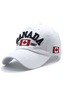 楓葉 CANADA 棒球帽，美式休閒風，中性情侶款，戶外運動，卡車司機帽 - 棒球帽 - 查看 7
