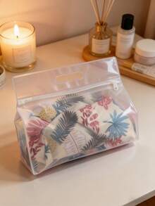 1pc Swimming Bag, Swimsuit And Swim Trunks Separate Storage Bag, Wet Dry Separate Storage Bag, Suitable For Beach/Swimming Pool Vacation - Zipper Closure, Lightweight And Portable, Can Be Used To Store Swimsuits, Towels And Travel Essentials, Suitable For Outings, Travel And Swimming - Multicolor - View 2