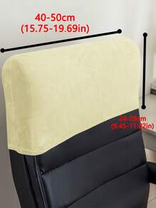 1 chiếc bọc tựa đầu ghế văn phòng bằng vải nhung hình cáo bạc, thiết kế tối giản, chống bẩn, chống mồ hôi, chống ố vàng, thích hợp cho ghế văn phòng, phòng học. - Nhiều màu - Xem 10