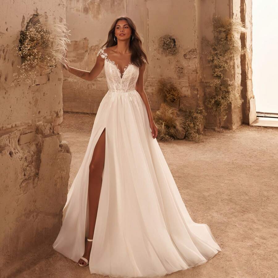 Wedding Dresses - White - View 1