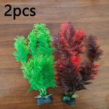 1 cây thủy sinh bằng nhựa cho bể cá - Trang trí bể cá nhân tạo sống động như thật, thích hợp cho môi trường sống của cá, trang trí cảnh quan bể cá, phù hợp với bể cá cảnh. - A - Xem 11