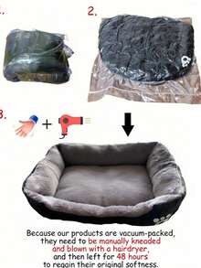 1pc Candy-Colored Pet Dog Bed, Soft & Comfortable For Small/Medium Dogs Like Poodle & Golden Retriever, Suitable For All Seasons Cat Bed - Multicolor - View 8