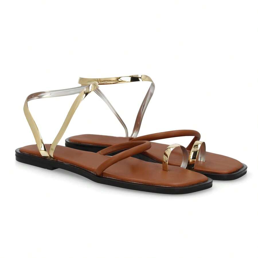 Women Flat Sandals - Lạc đà - Xem 1